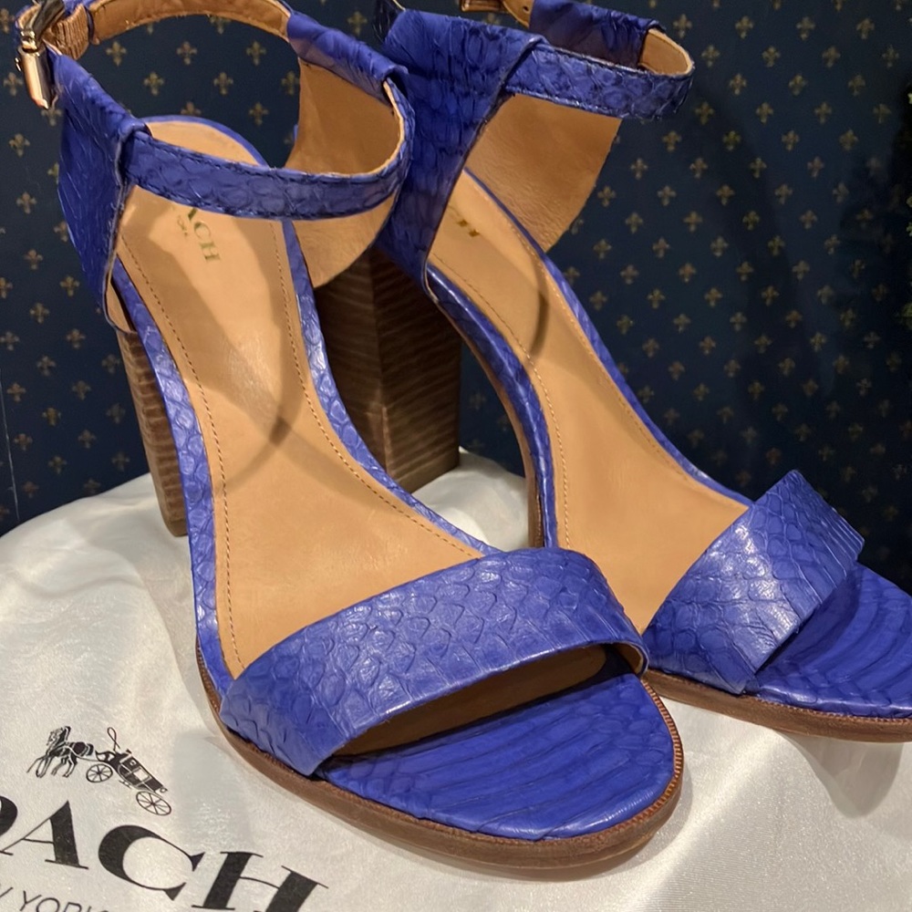 Coach high heel sandal